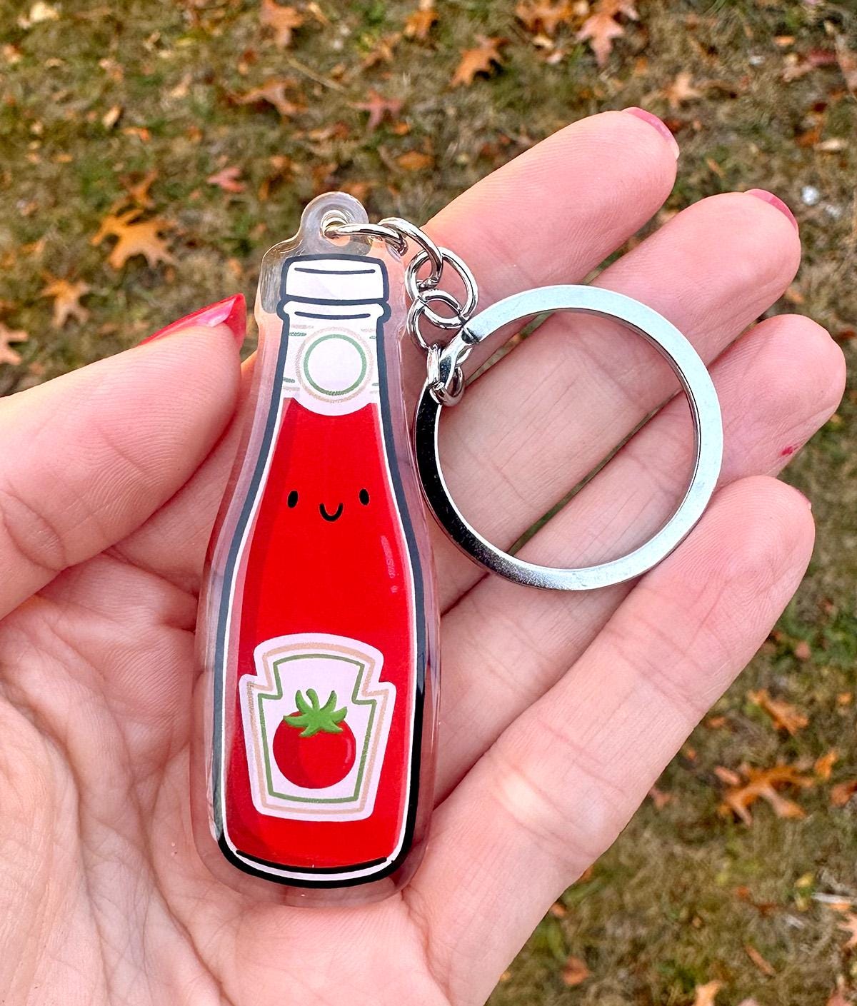 Ketchup Keychain