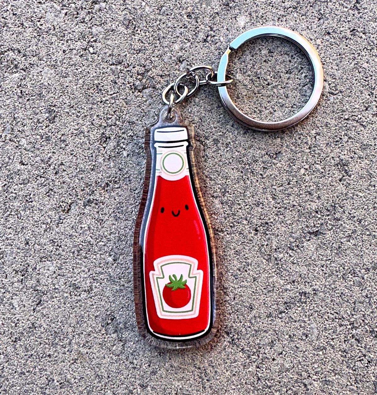 Ketchup Keychain