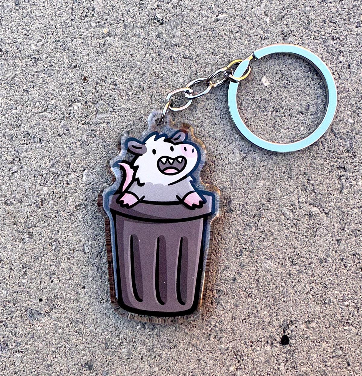 Opossum Keychain