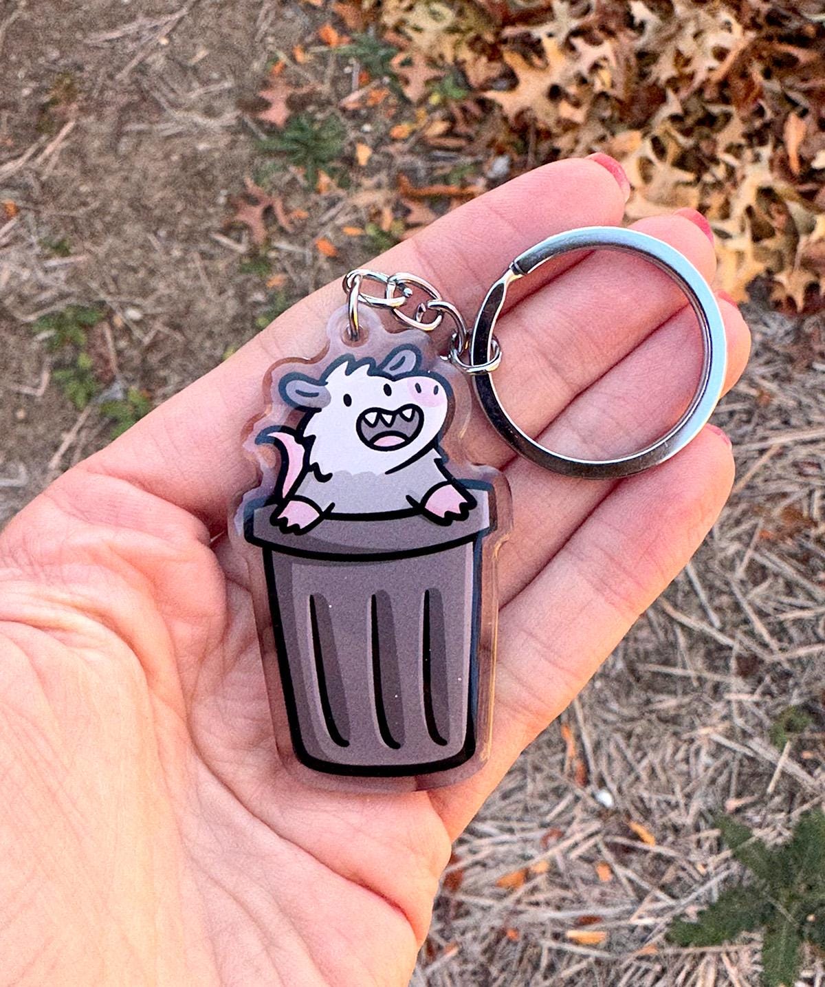 Opossum Keychain