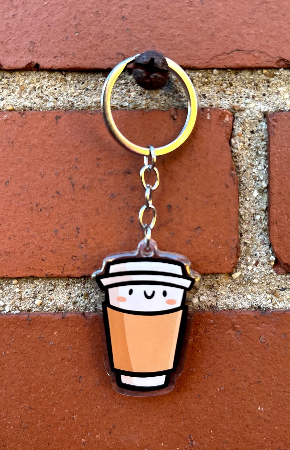 To Go Coffee Keychain