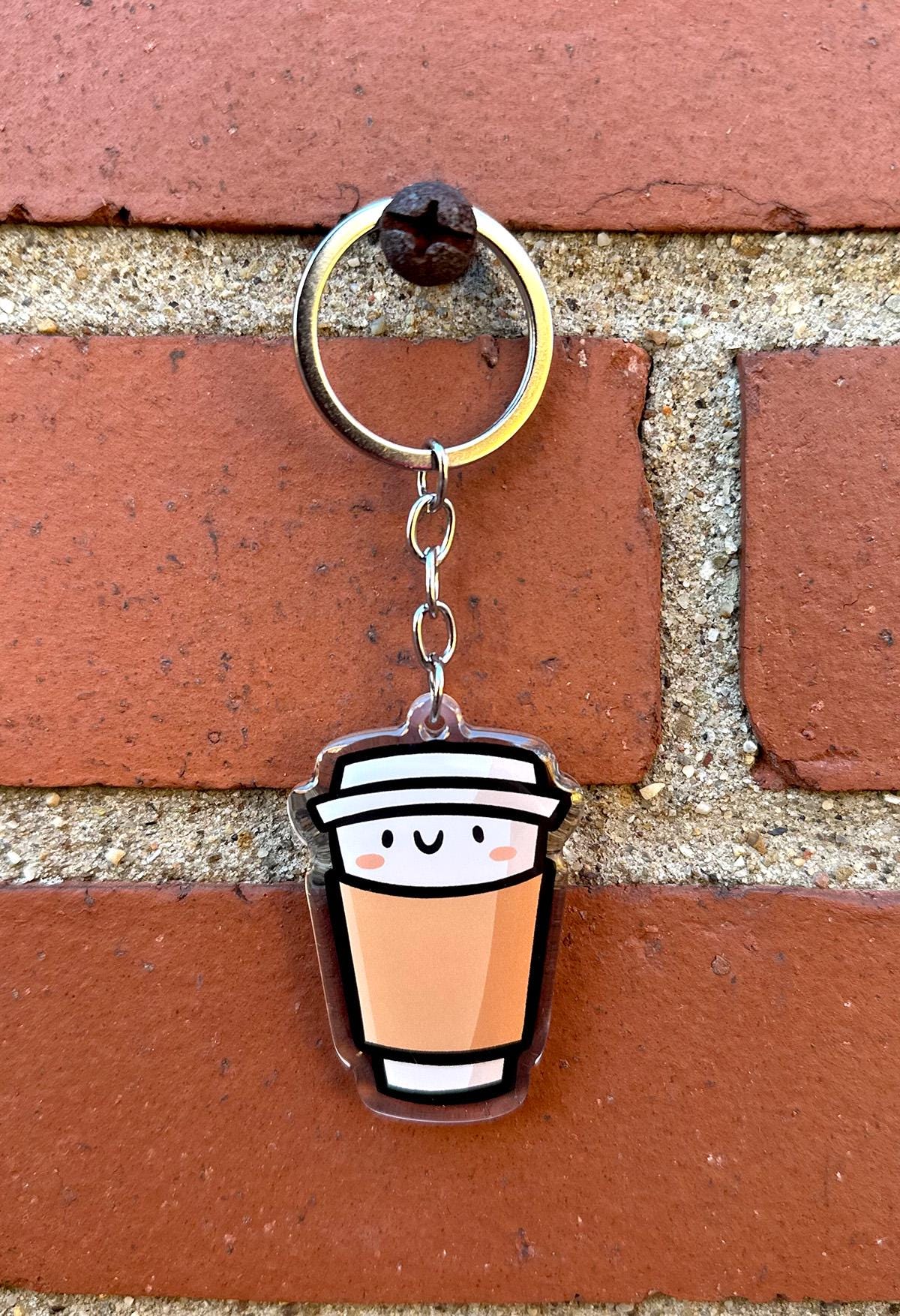 To Go Coffee Keychain