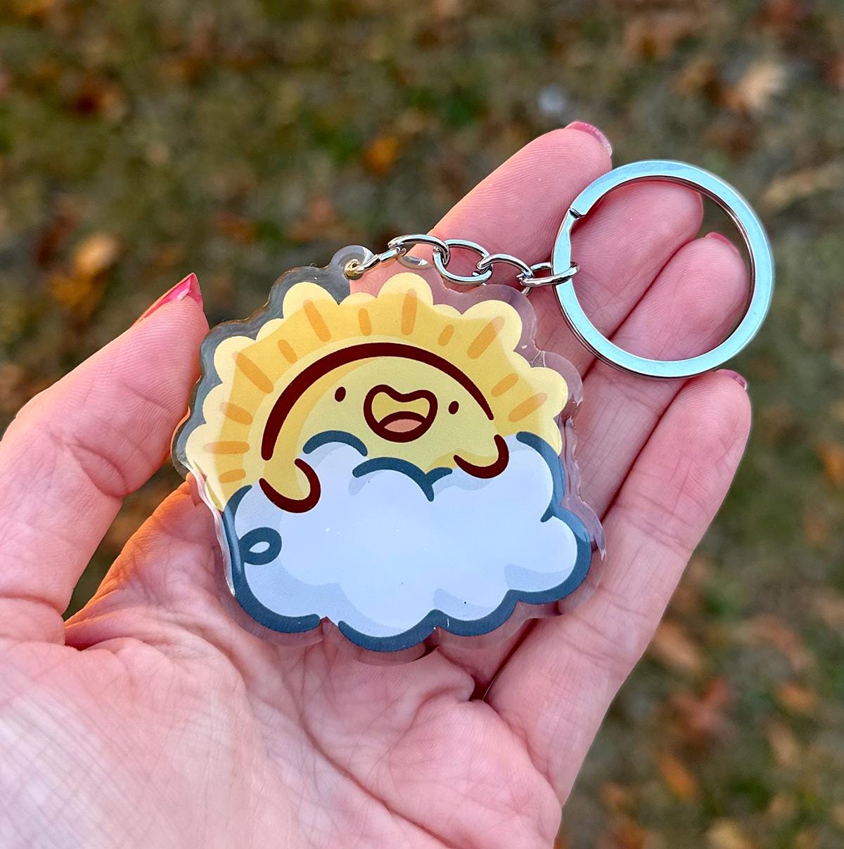 Sun Keychain