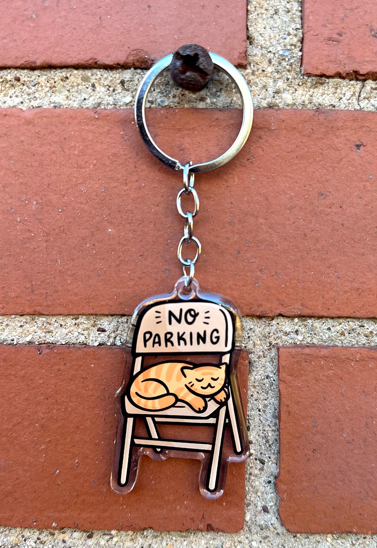 Parking Chair Keychain