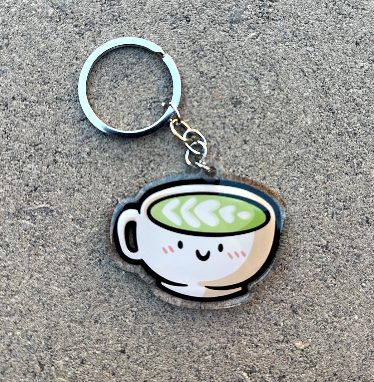 Matcha Latte Keychain