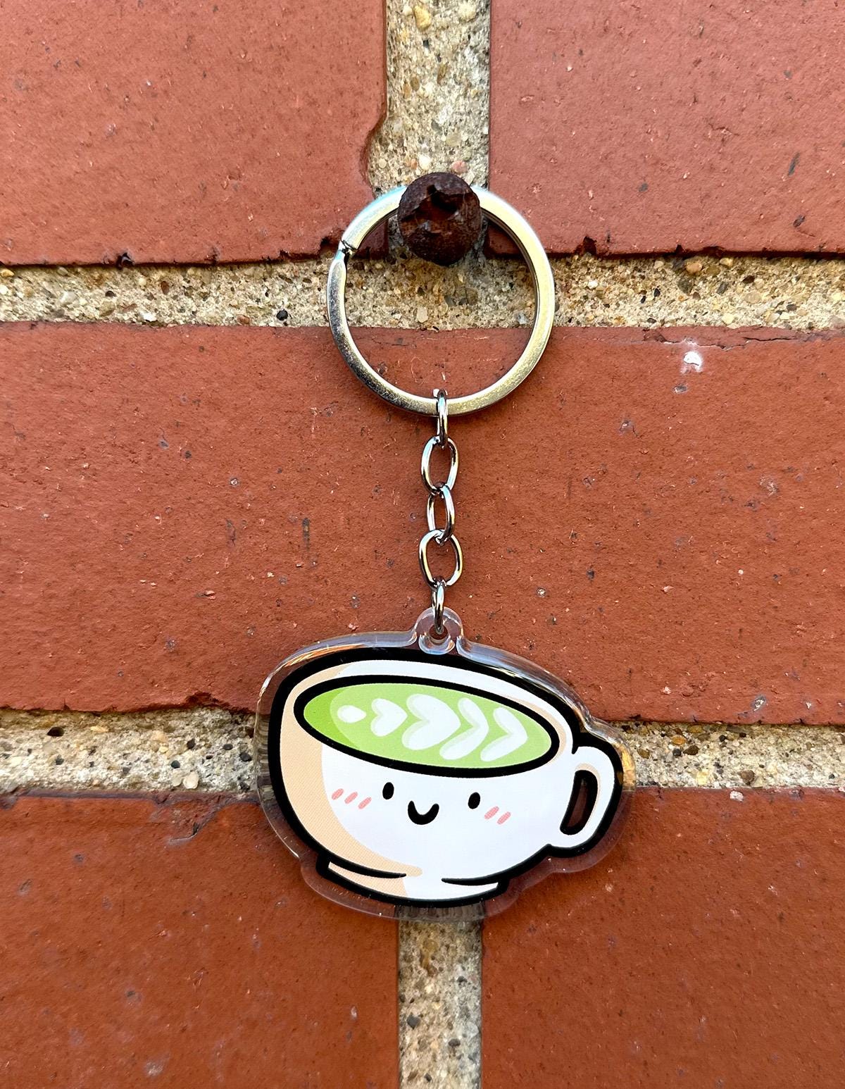 Matcha Latte Keychain