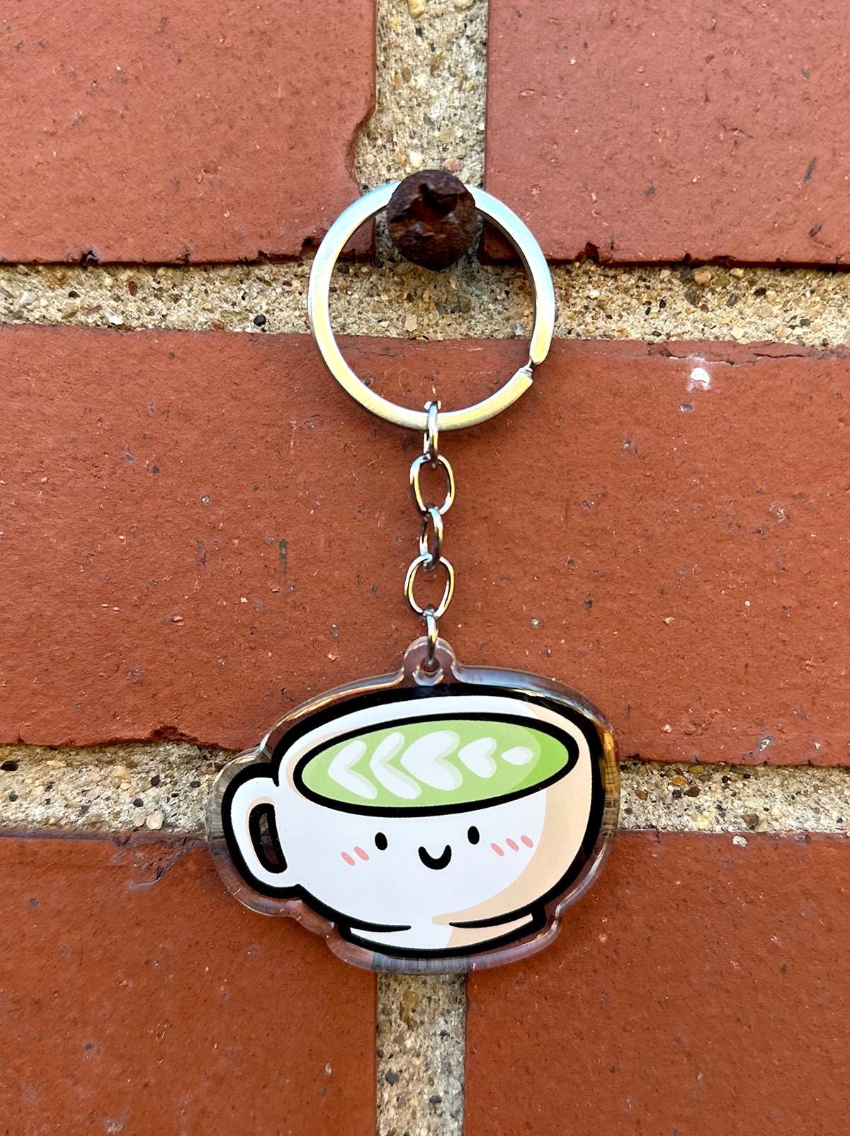 Matcha Latte Keychain