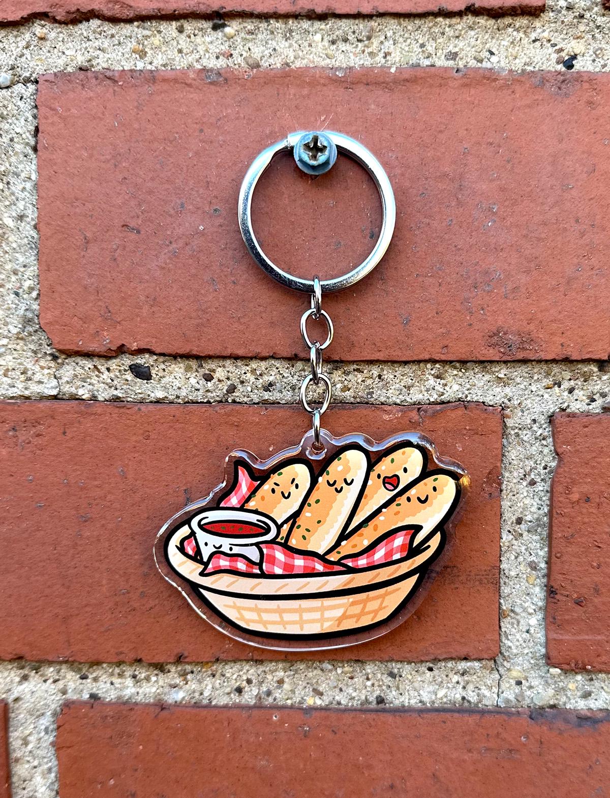 Breadsticks Keychain