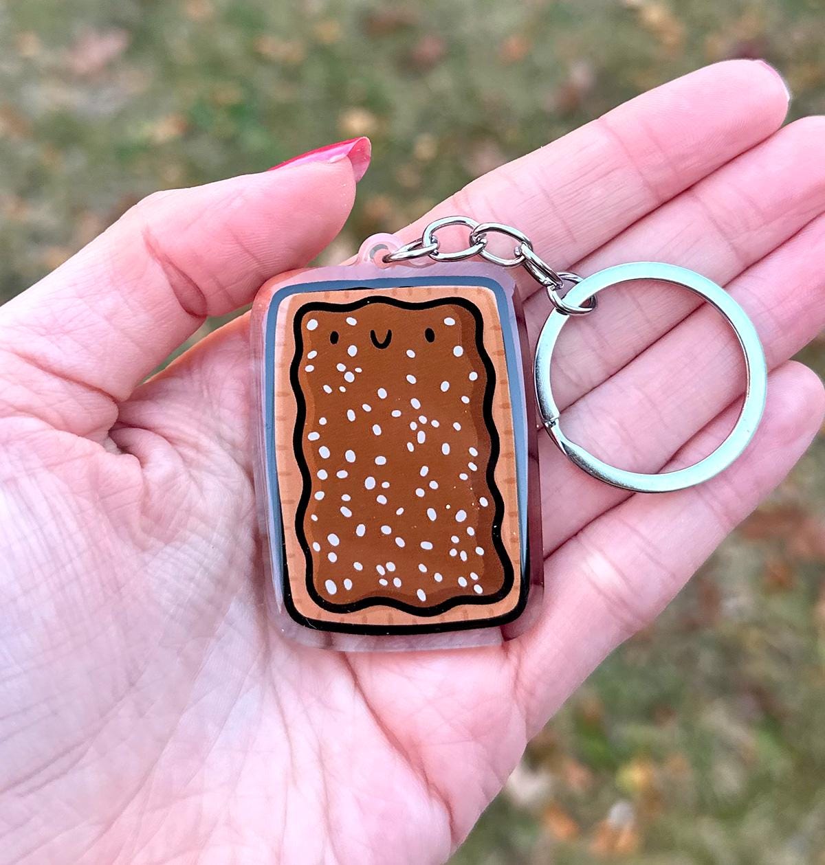 Toaster Pastry Keychain (Fudge)