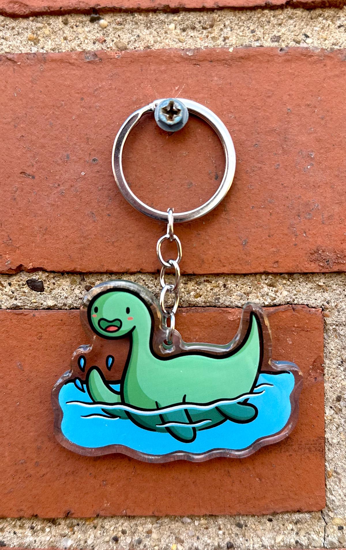 Loch Ness Monster Keychain