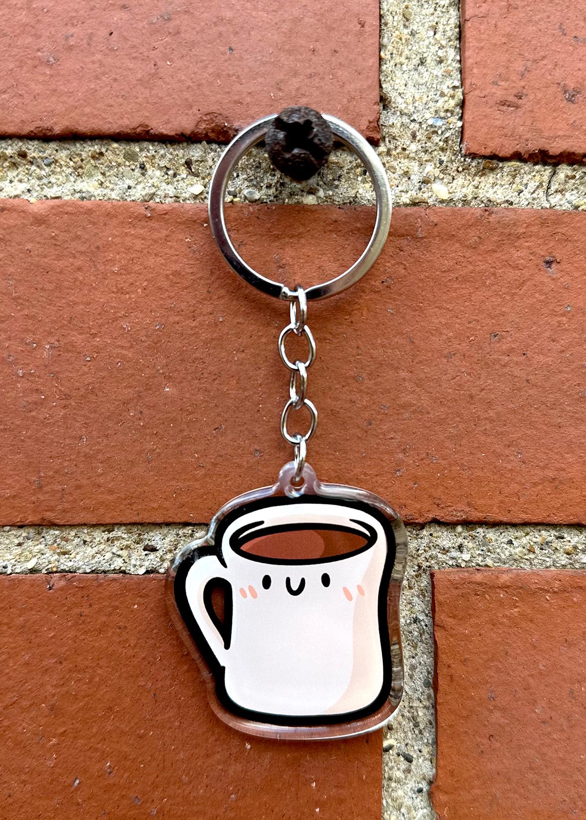 Cup of Coffee Keychain