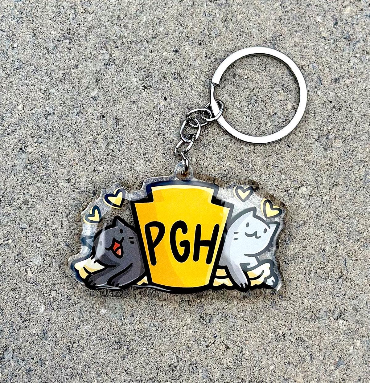 Pittsburgh Keystone Cats Keychain