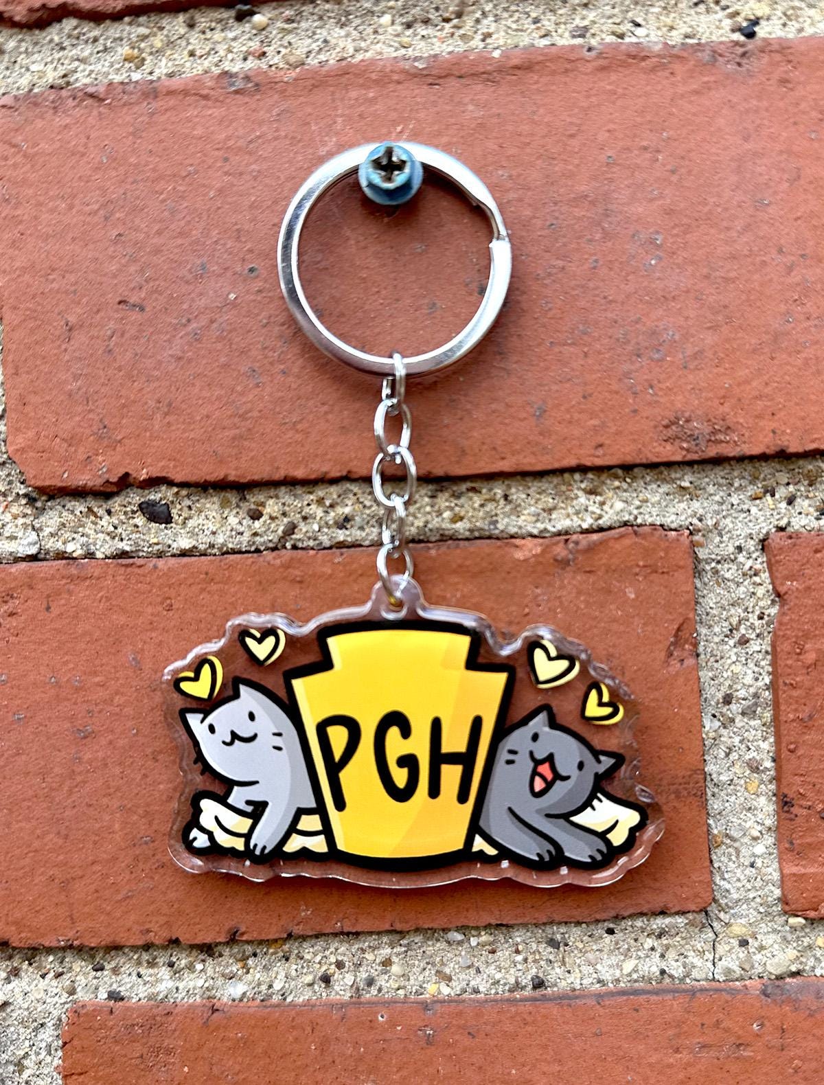 Pittsburgh Keystone Cats Keychain