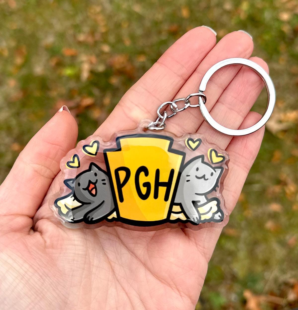 Pittsburgh Keystone Cats Keychain