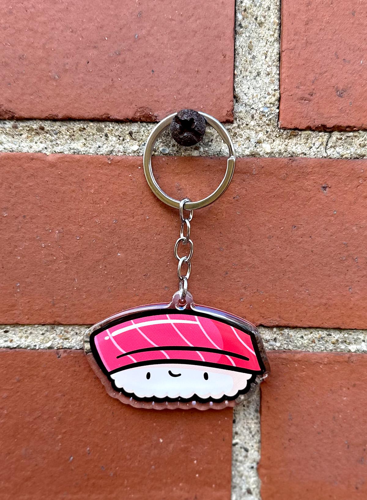 Tuna Sushi Keychain