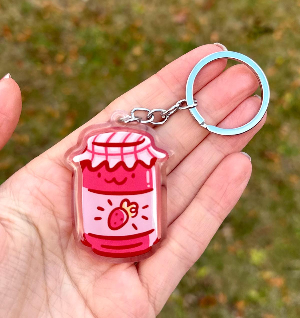 Strawberry Jam Keychain