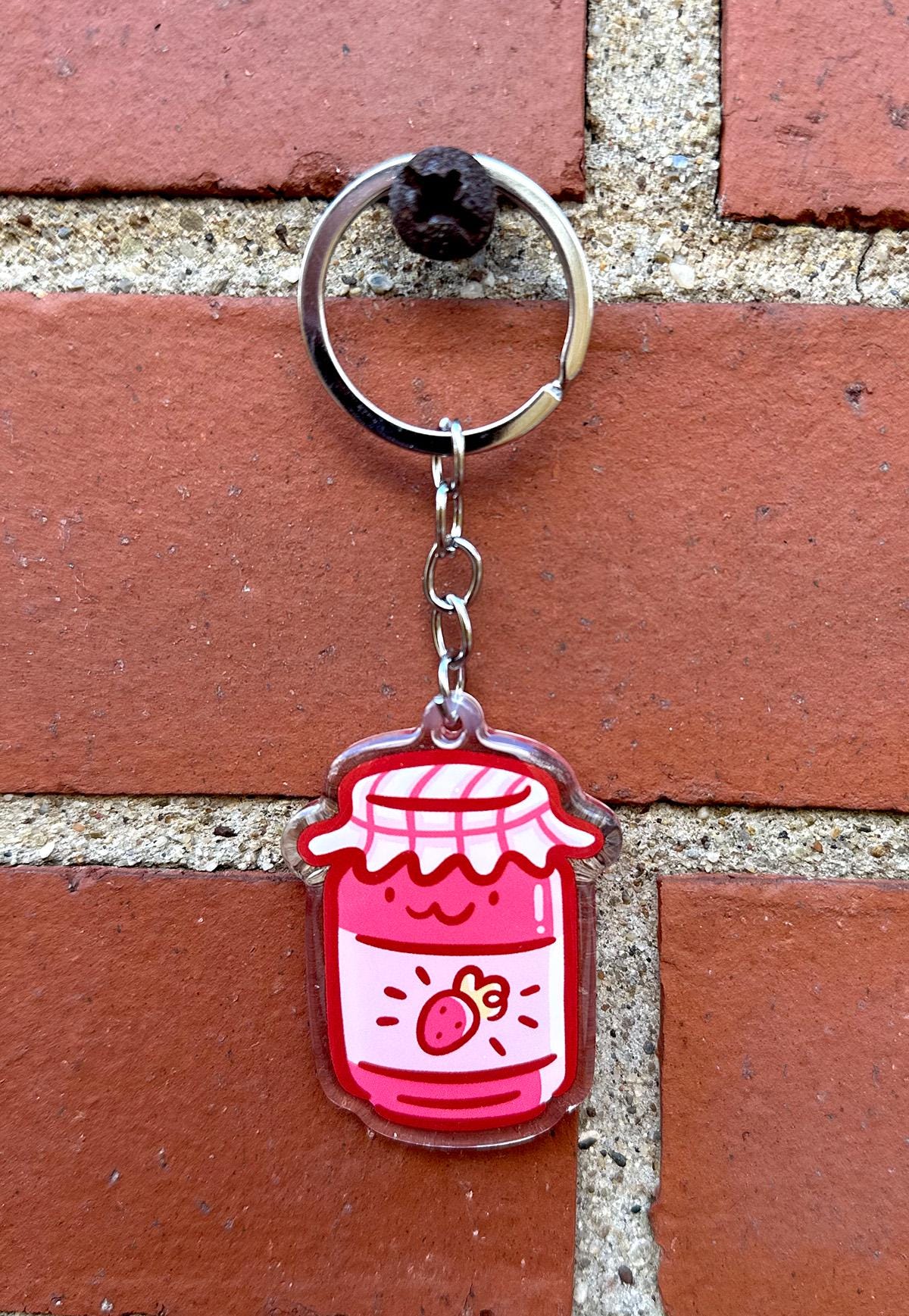 Strawberry Jam Keychain