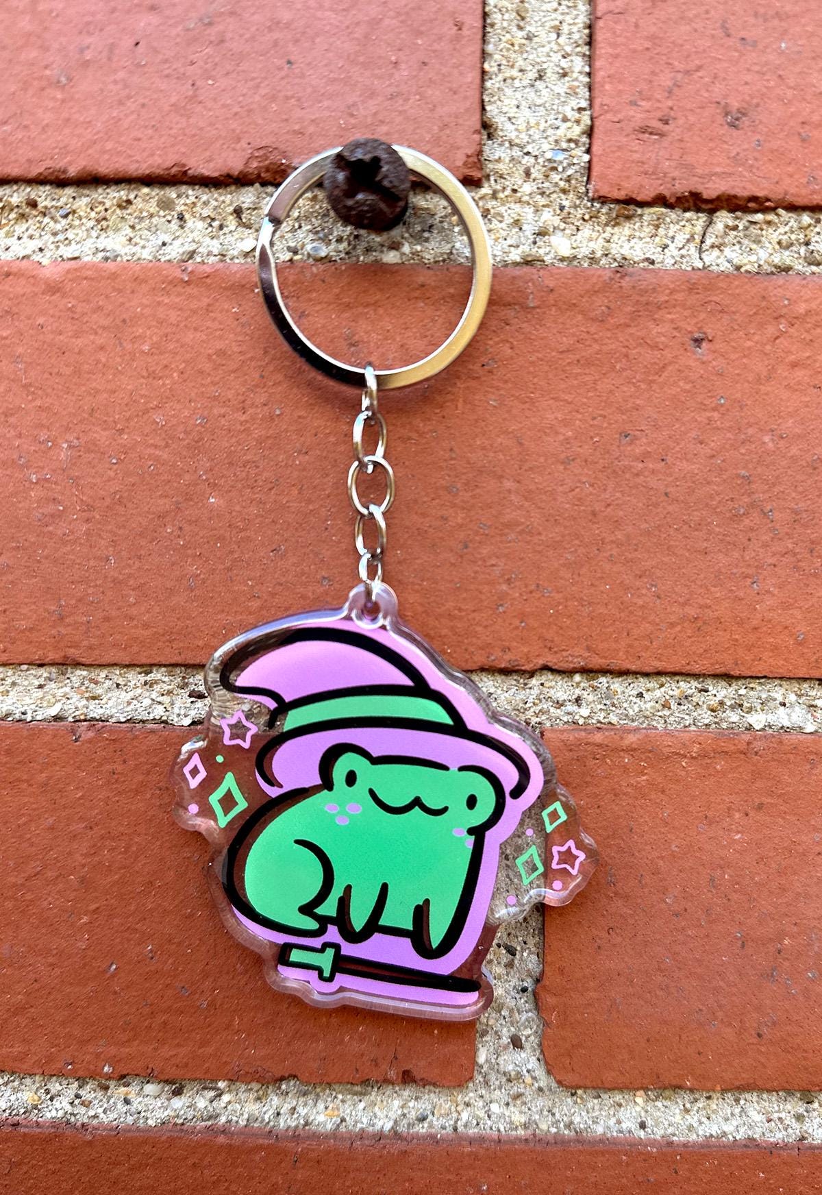 Witch Frog Keychain