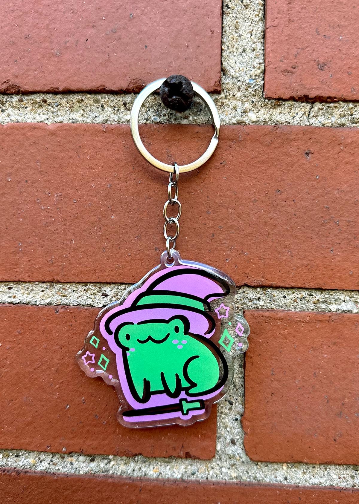 Witch Frog Keychain