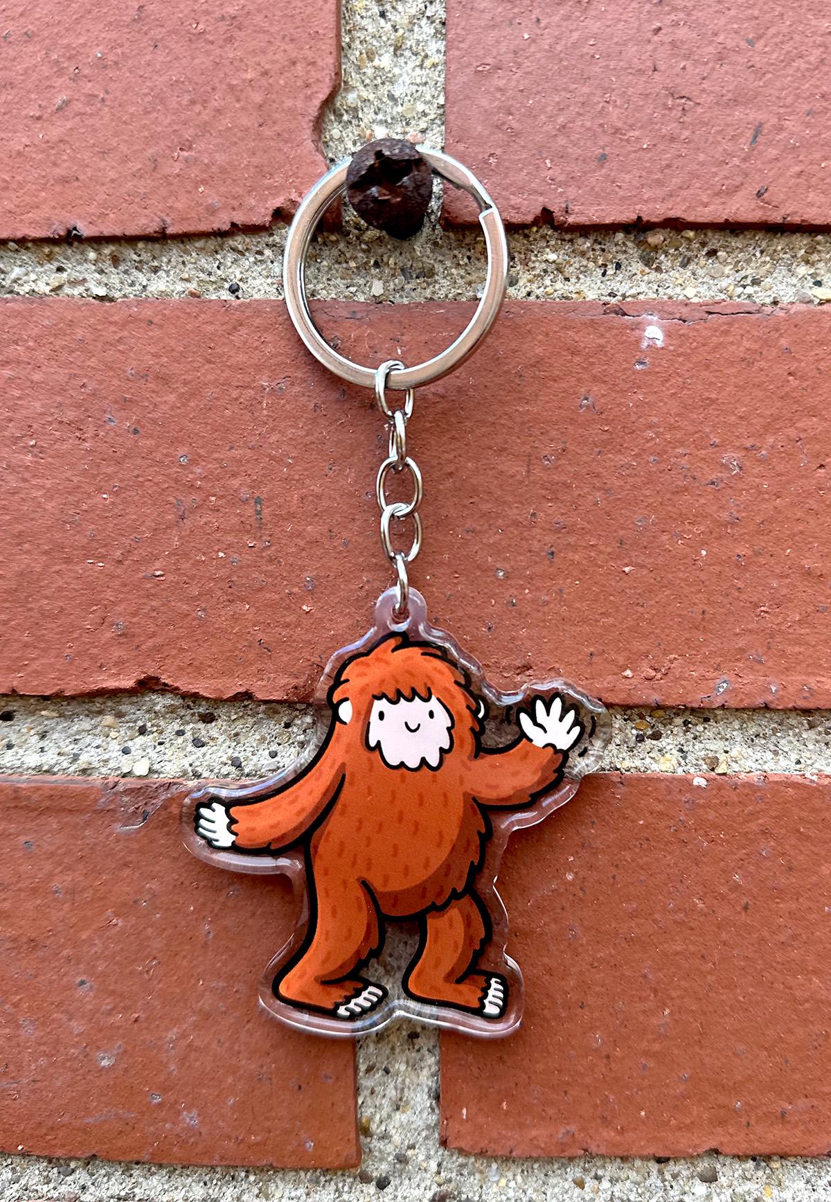 Bigfoot Keychain