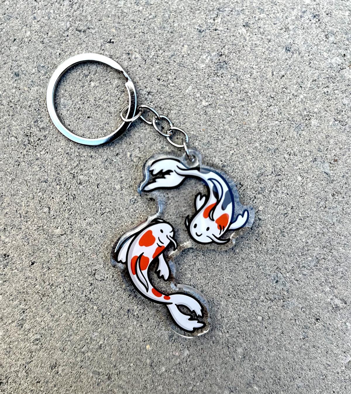 Koi Fish Keychain