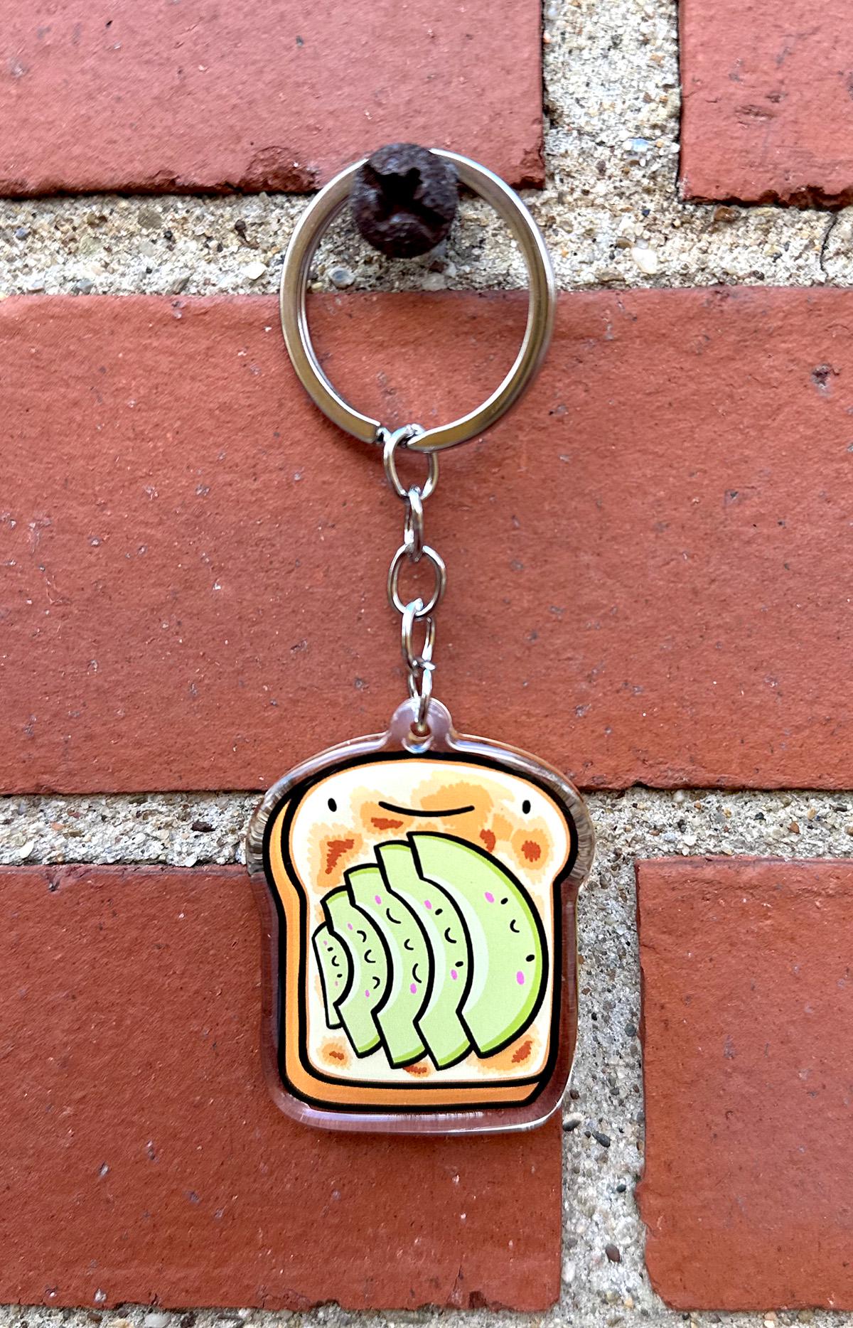 Avocado Toast Keychain