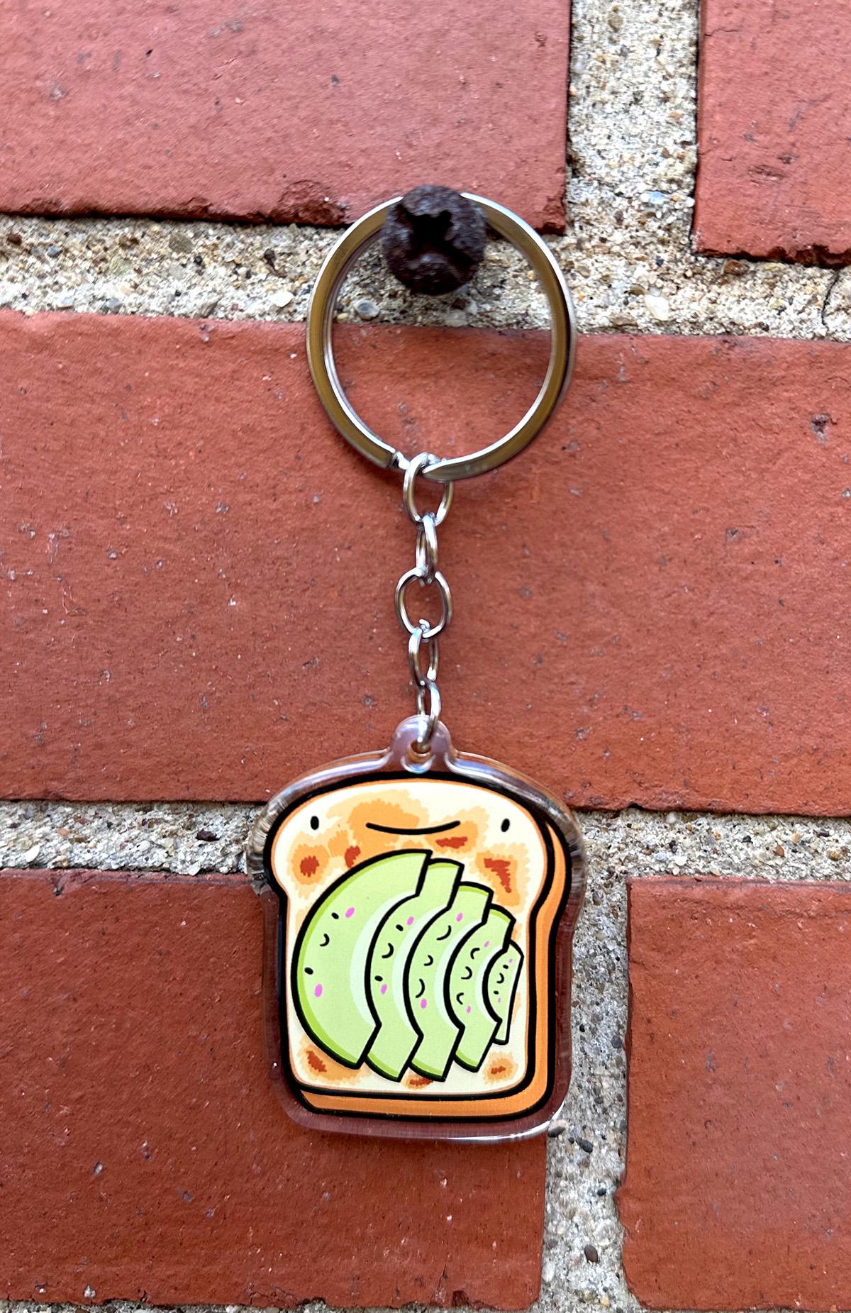 Avocado Toast Keychain