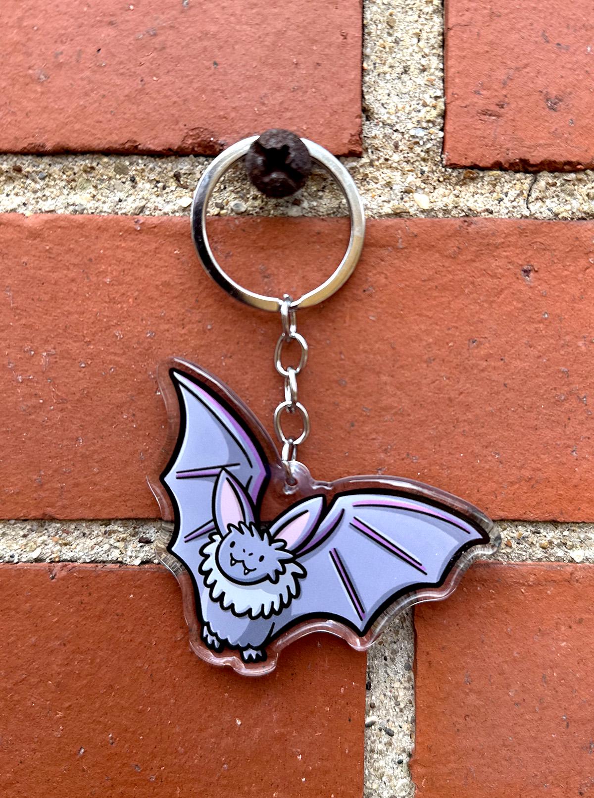 Vampire Bat Keychain