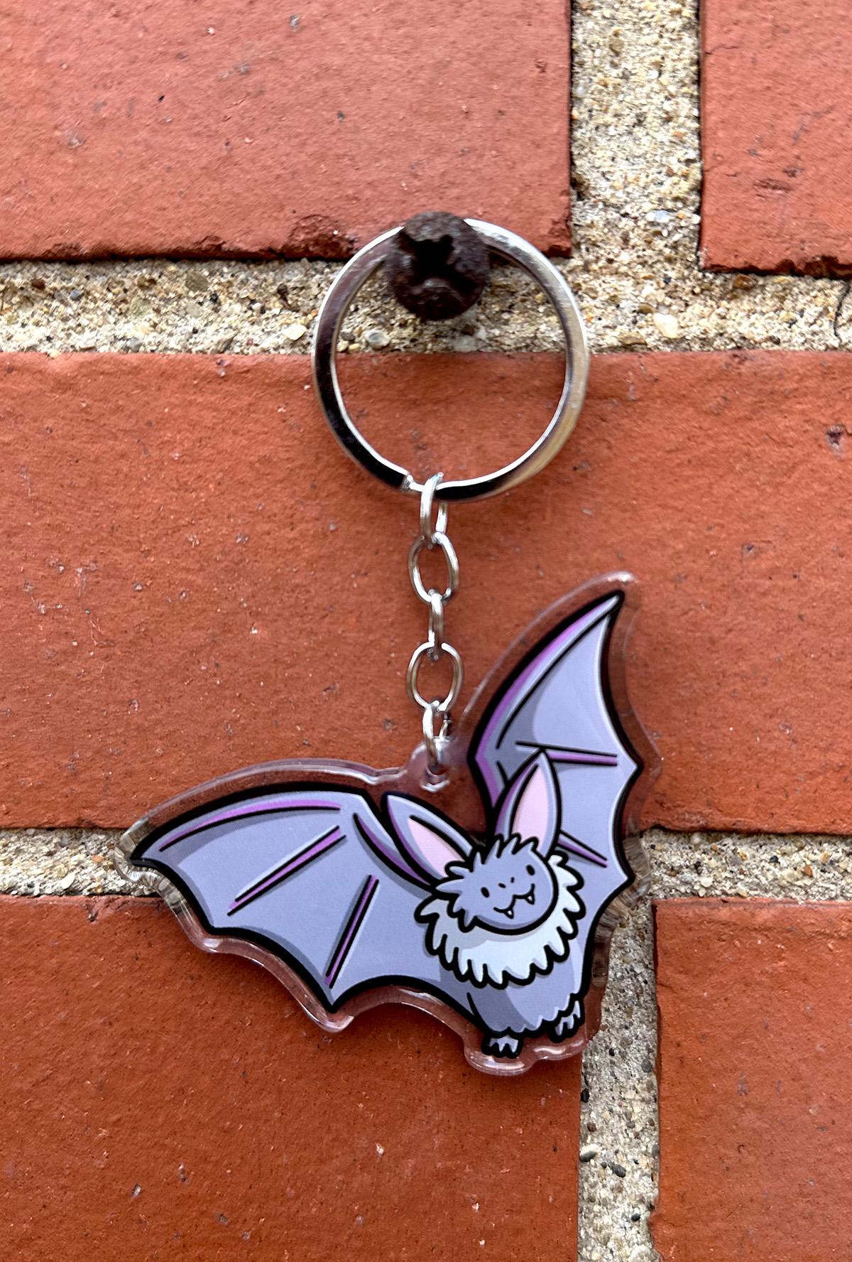 Vampire Bat Keychain