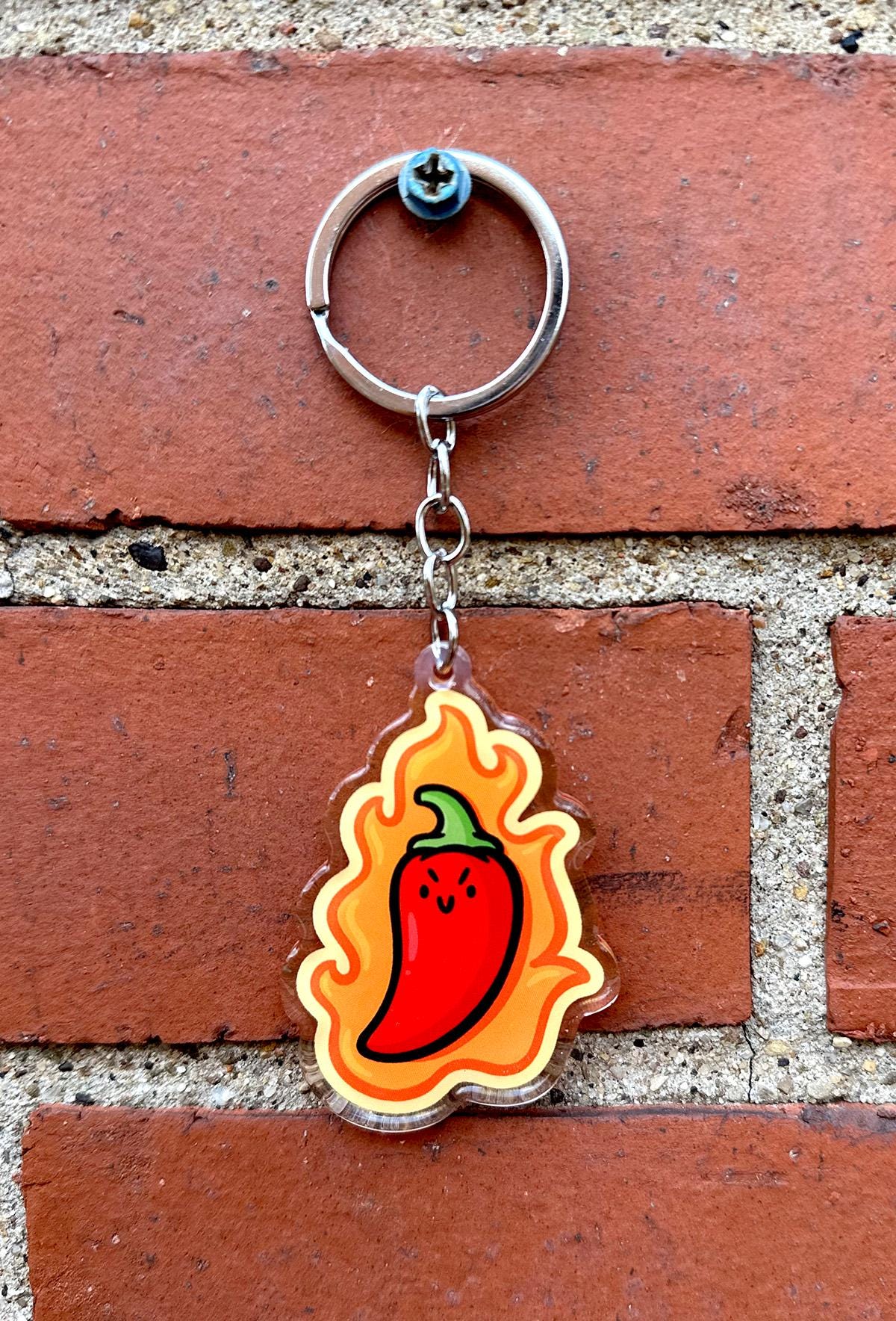 Hot Pepper Keychain