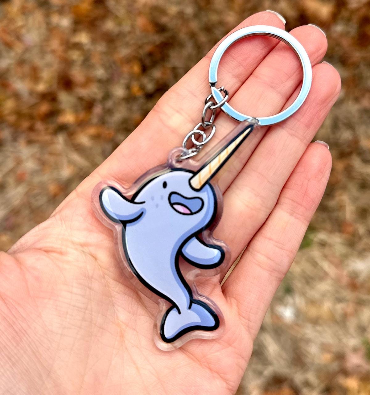 Narwhal Keychain