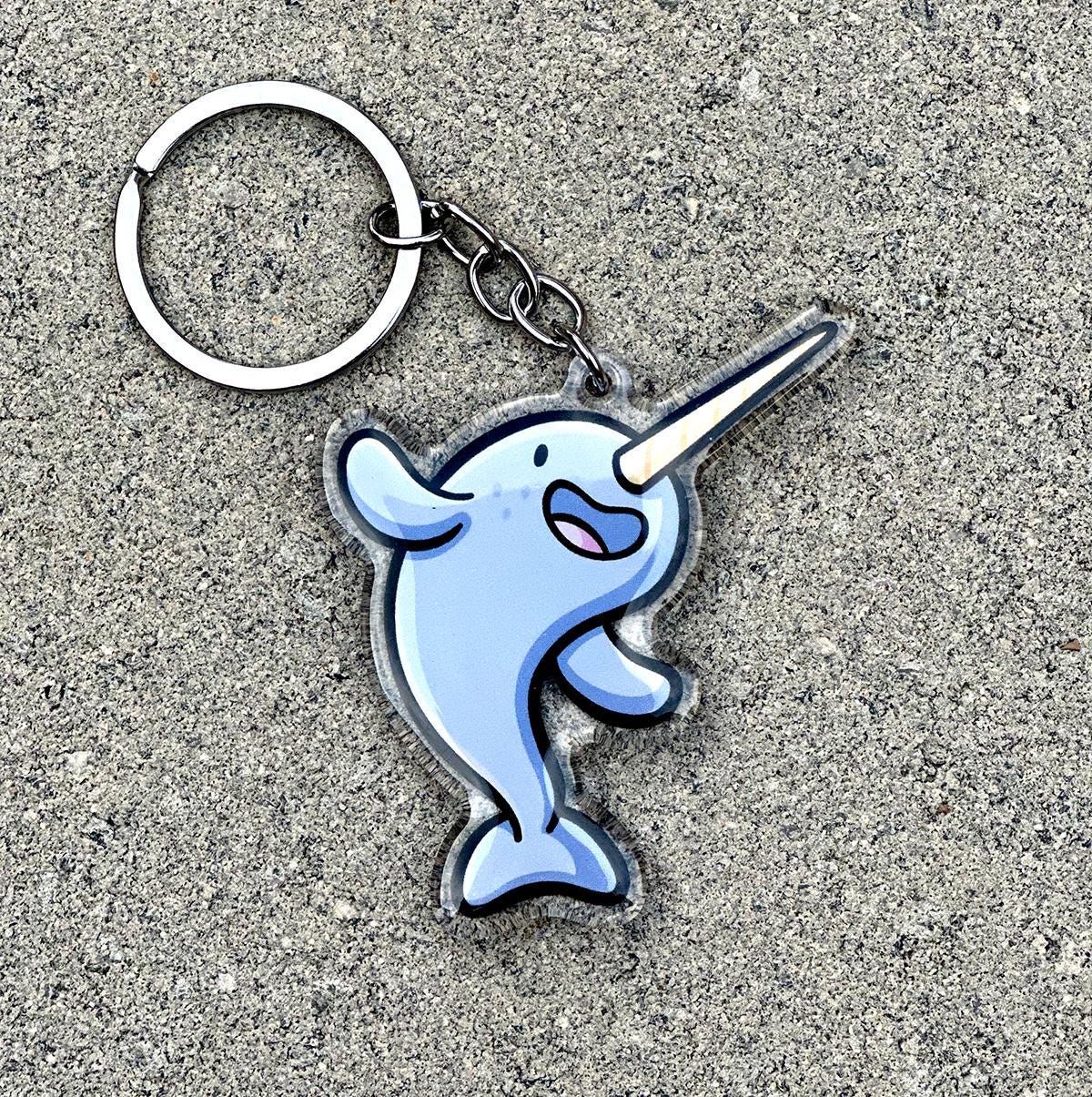 Narwhal Keychain