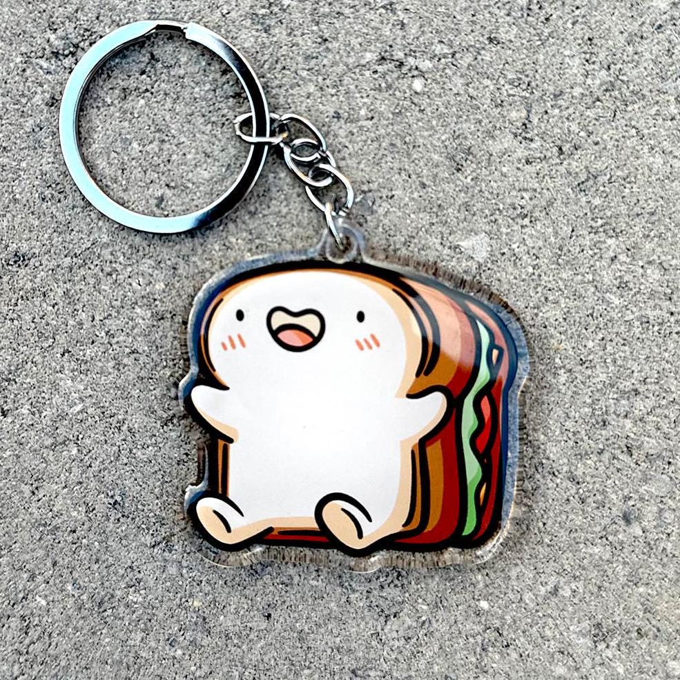 Sandwich Keychain