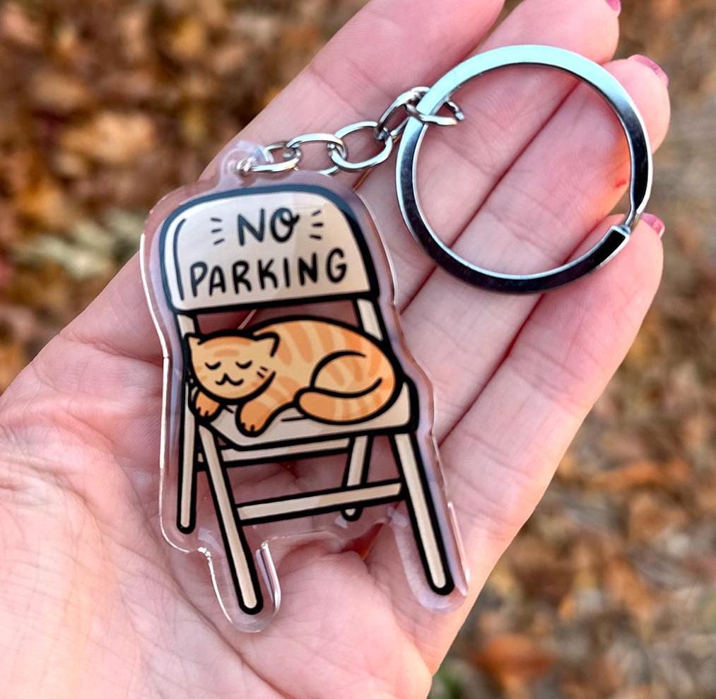 Parking Chair Keychain