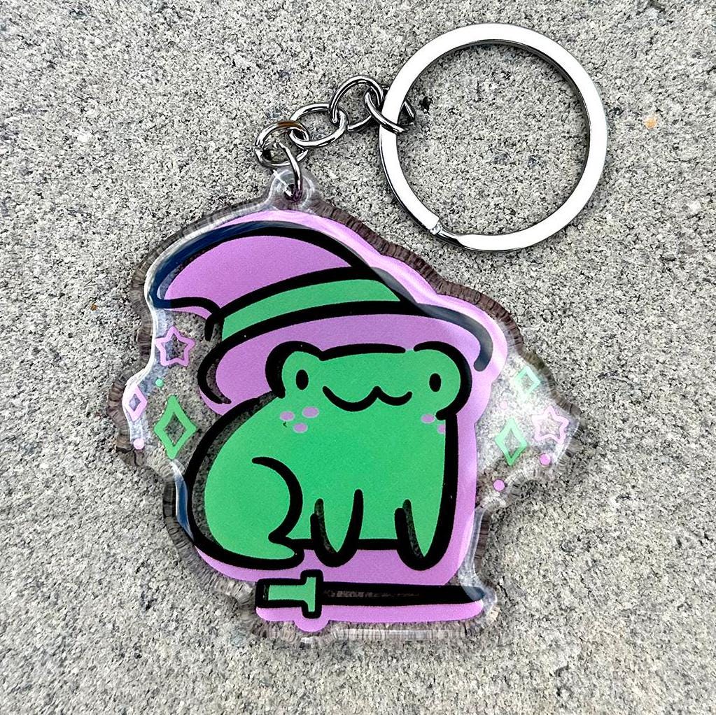 Witch Frog Keychain