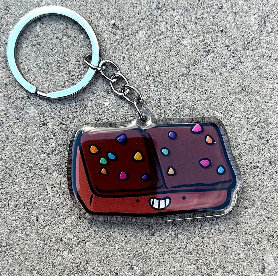 Outer Space Brownie Keychain