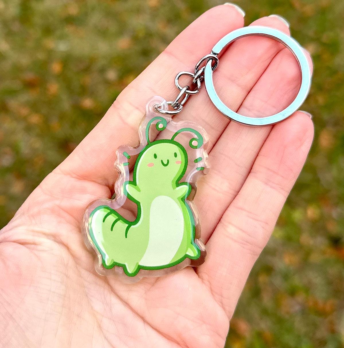 Caterpillar Keychain