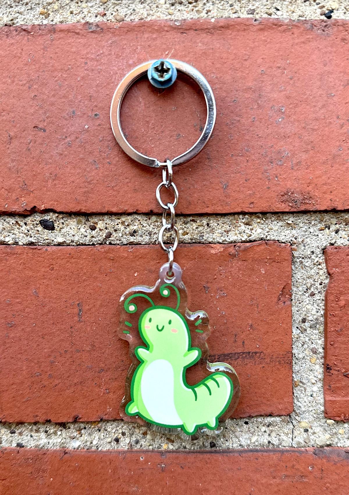 Caterpillar Keychain