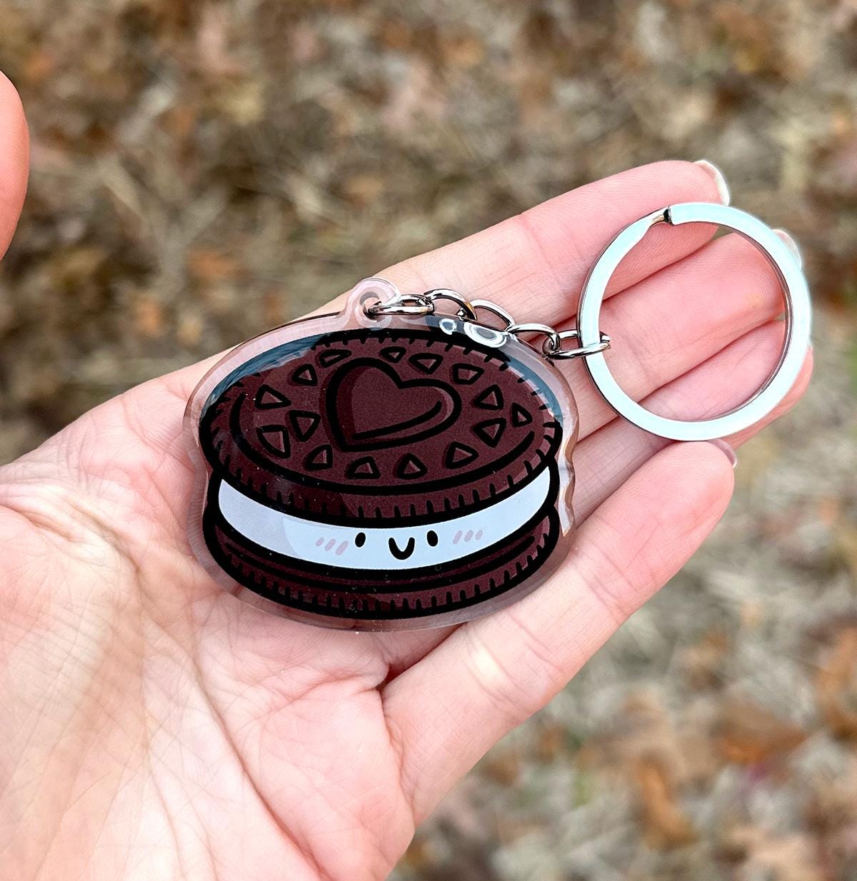 Sandwich Cookie Keychain