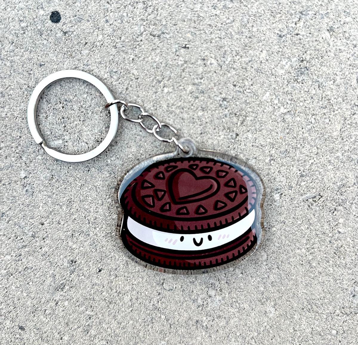 Sandwich Cookie Keychain