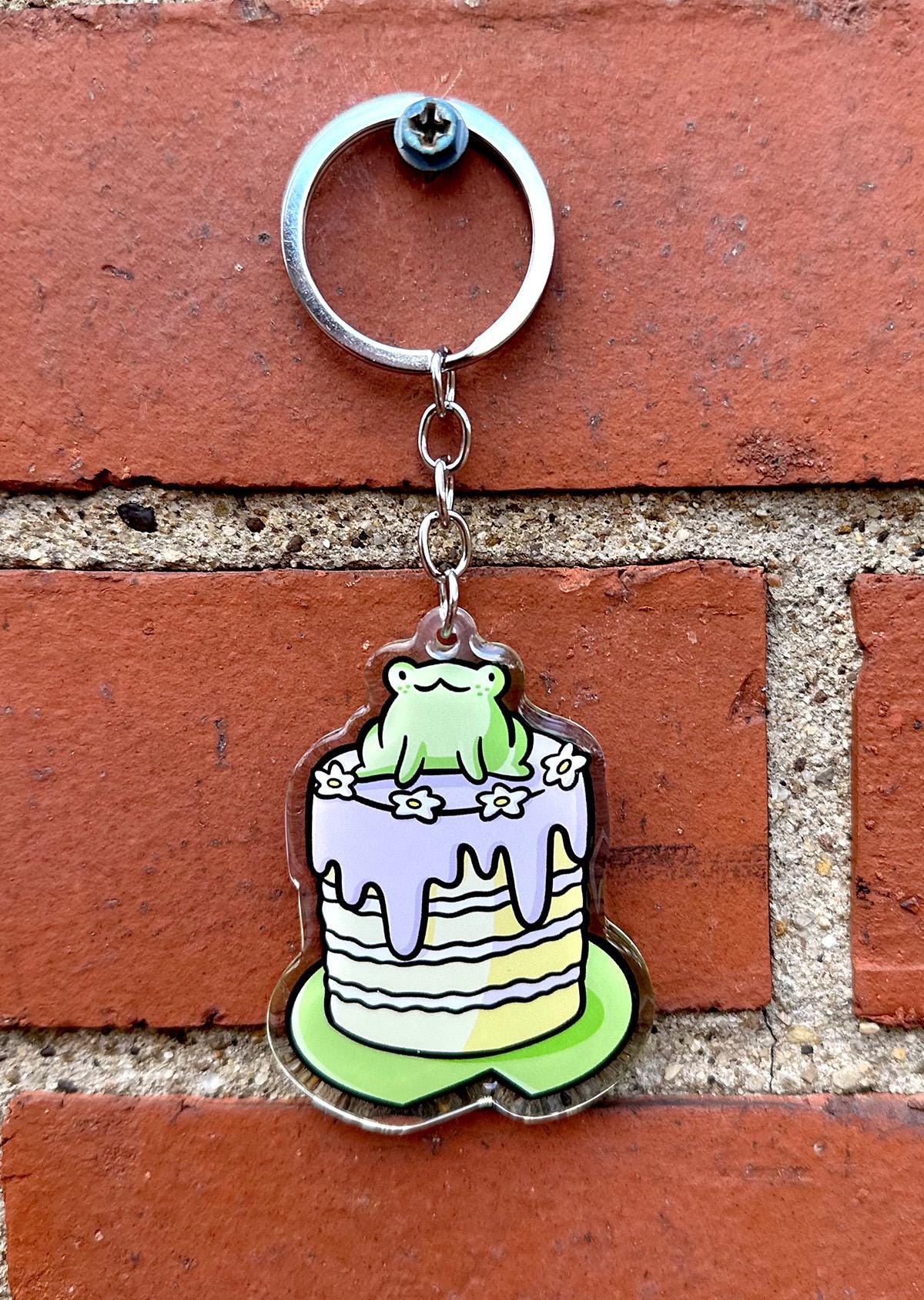 Frog Cake Keychain