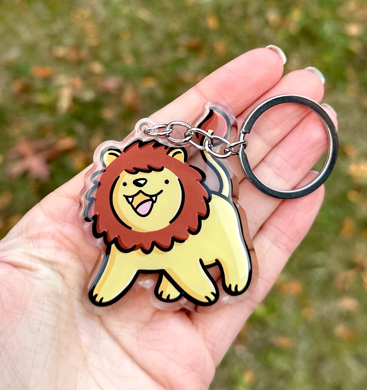 Lion Keychain