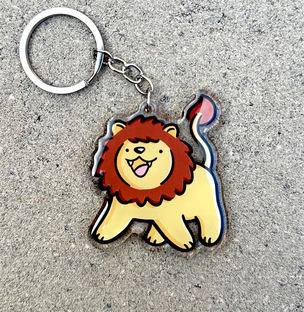 Lion Keychain