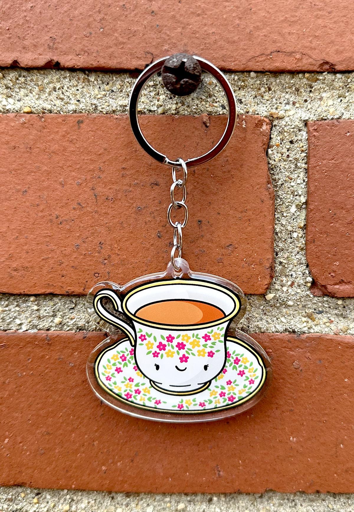 Teacup Keychain