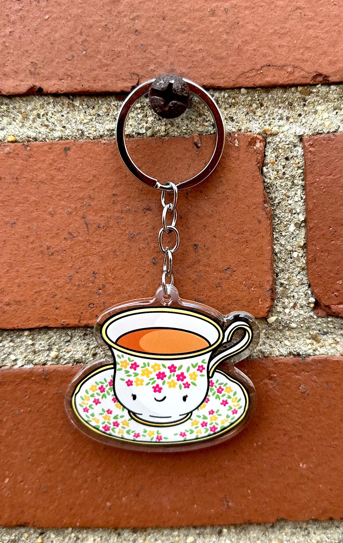 Teacup Keychain