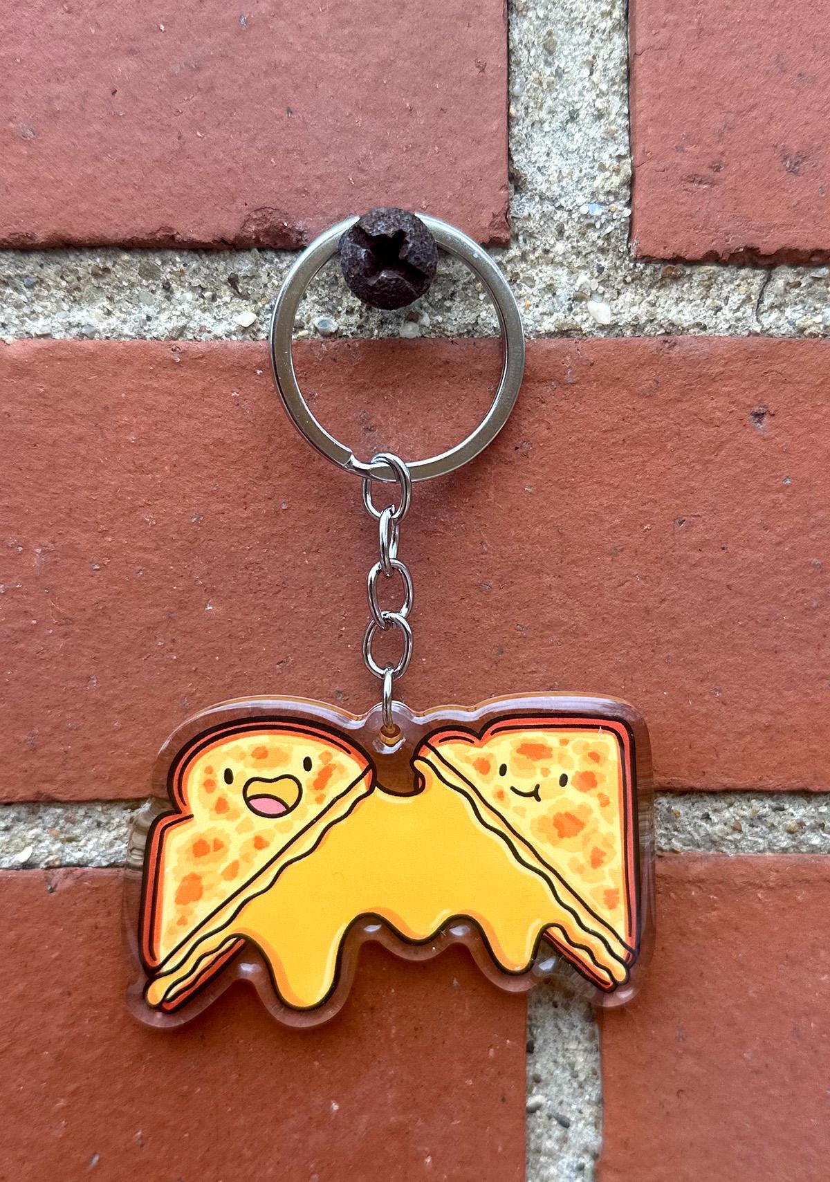 Grilled Cheese Keychain