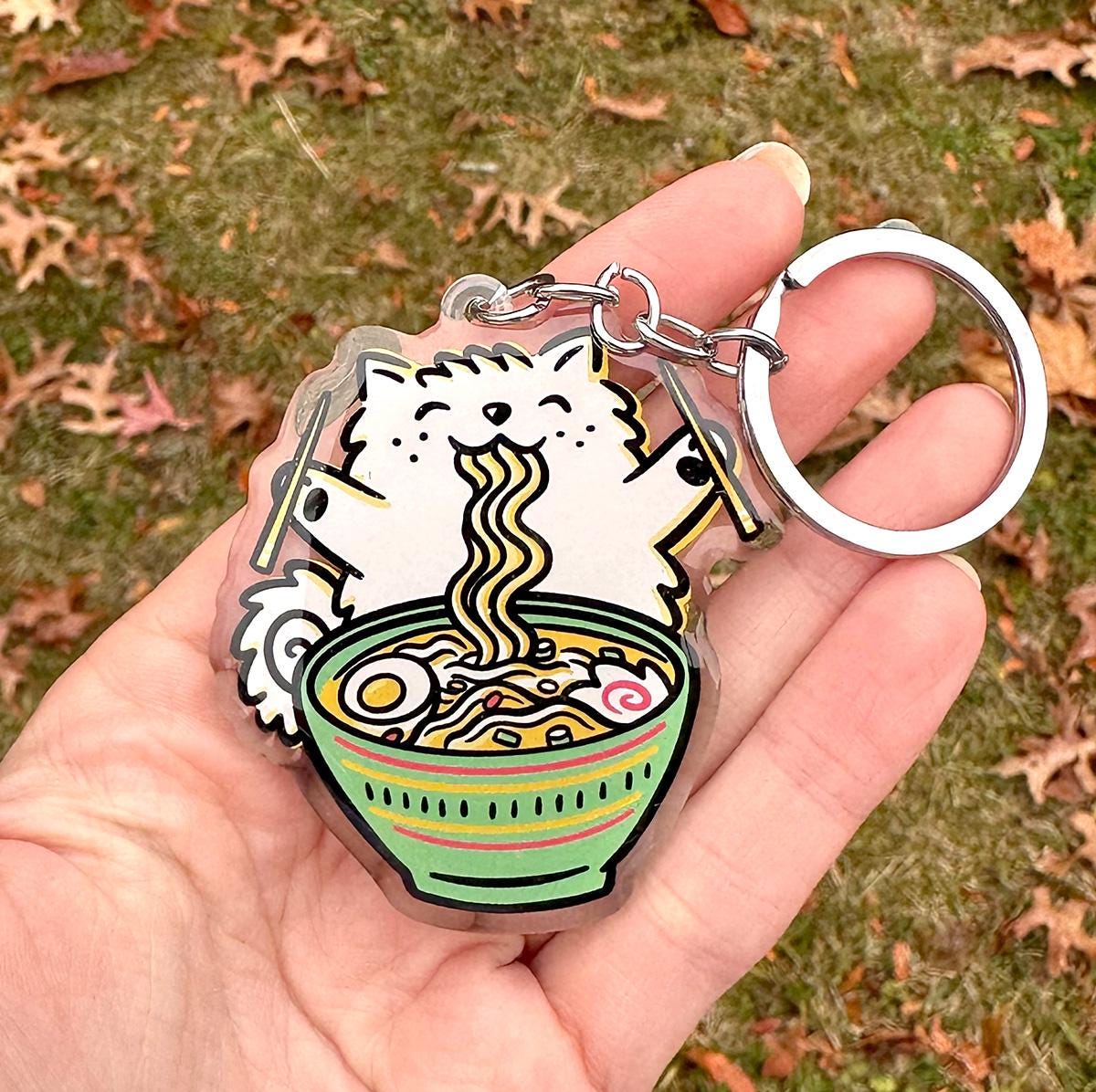 Ramen Dog Keychain