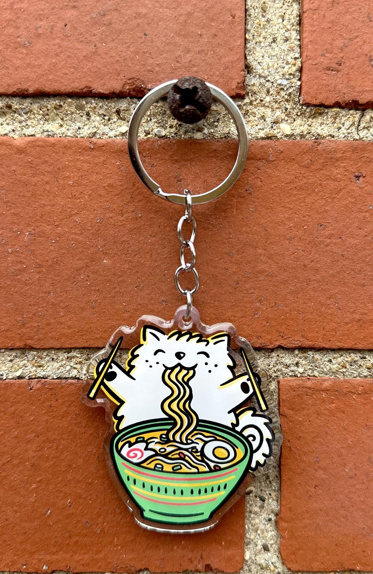 Ramen Dog Keychain