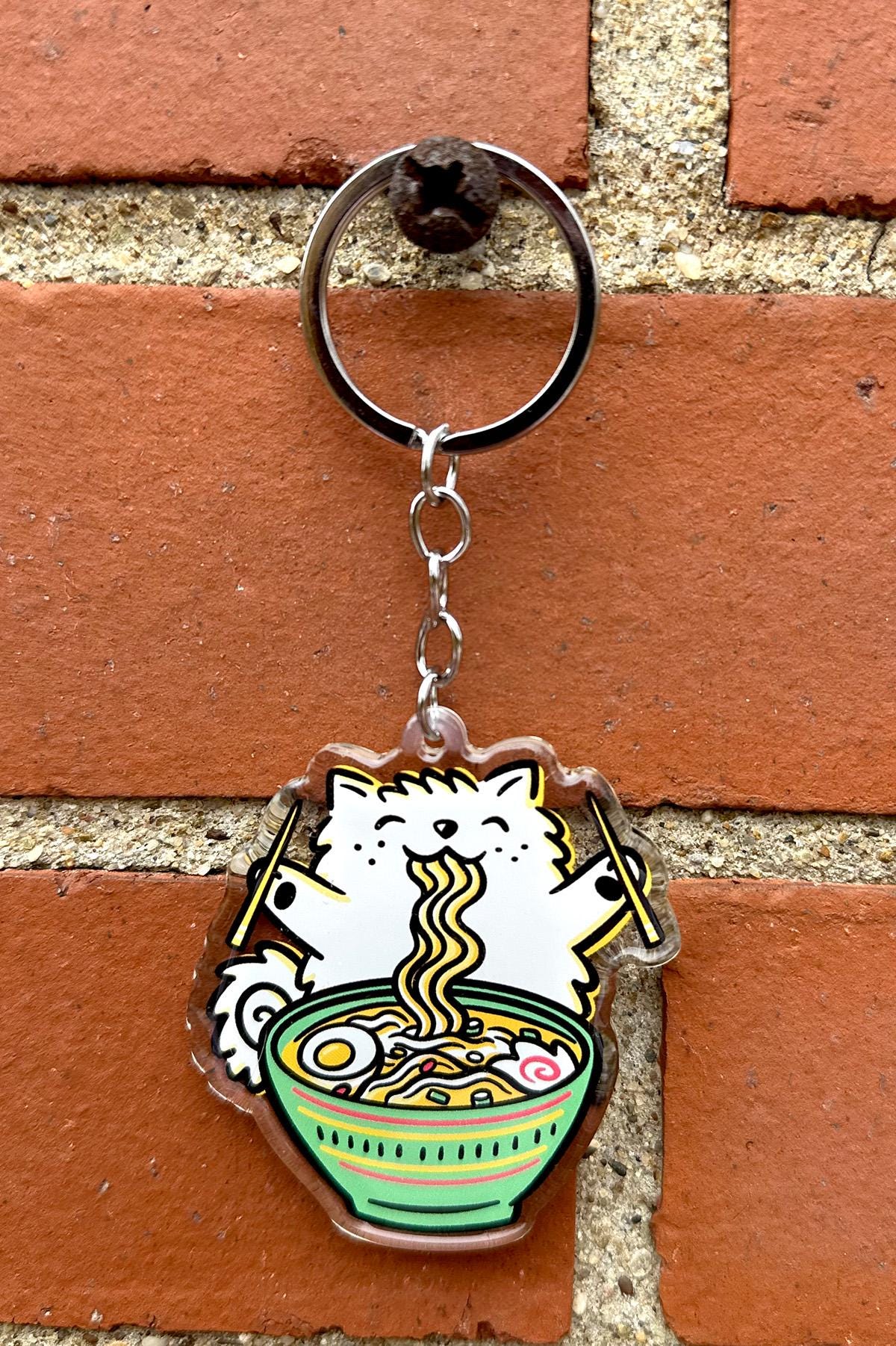 Ramen Dog Keychain