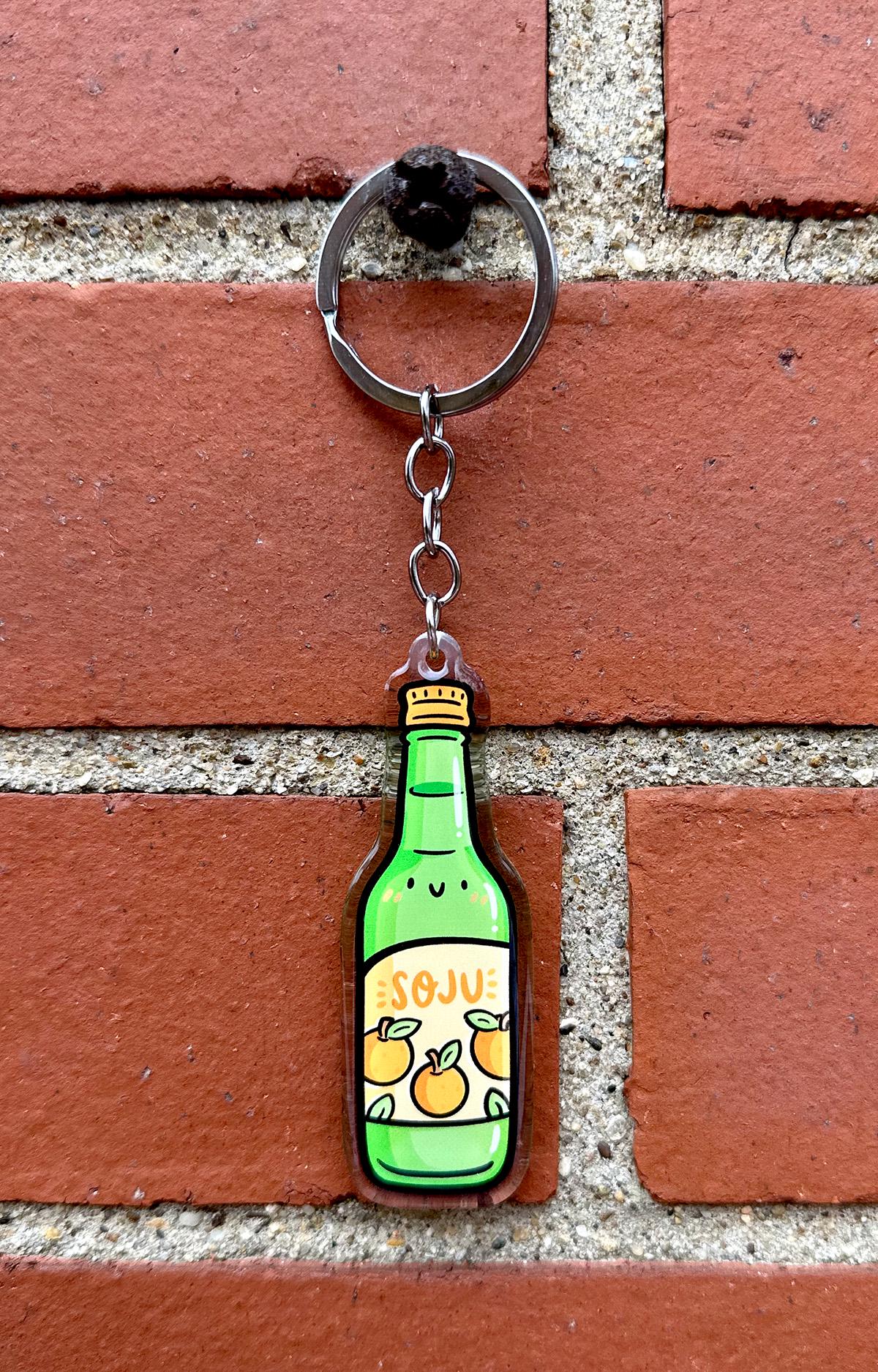 Soju Keychain (Mandarin)